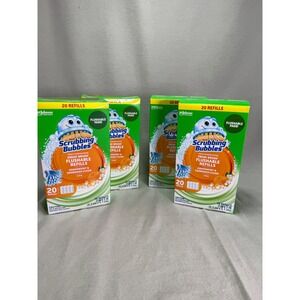 Scrubbing Bubbles Fresh Brush Flushable Refills Citrus Discontinued 80 Count